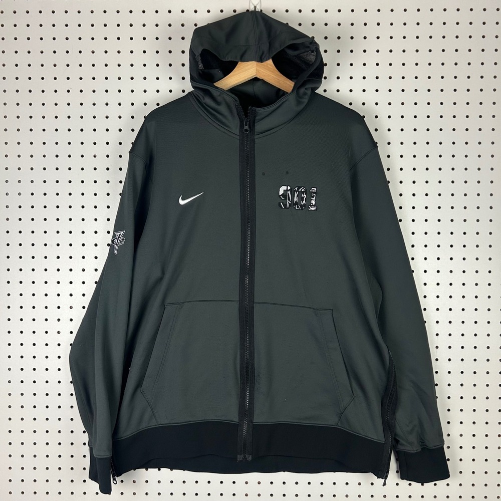 Penny Hardaway 1 Cent 901 Memphis Full Zip Hoodie Mens XL Gray Nike Dri-FIT READ